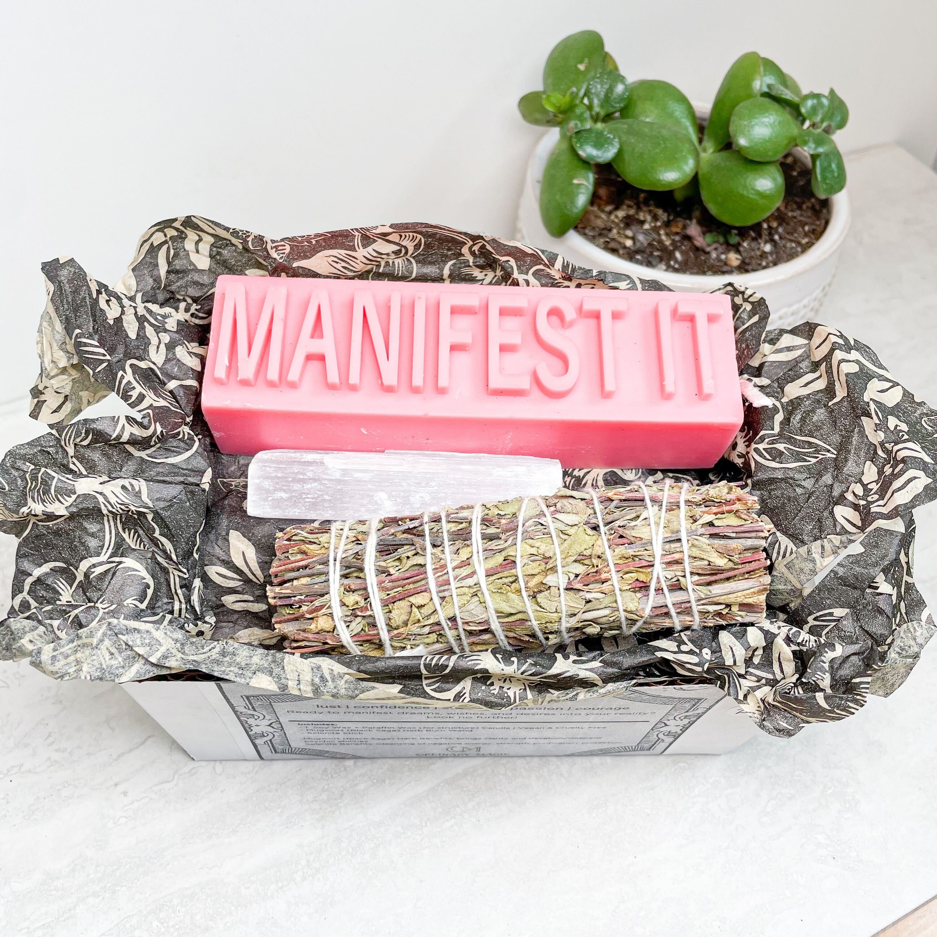 Manifest It Candle Kit | Various Color Intentions