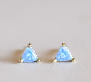 Opal Mini Energy Gems Stud Earrings