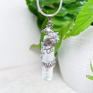 Crystal Phoenix Pendant with Chain
