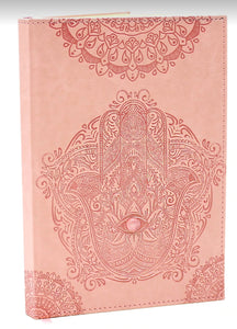 Pink Evil Eye Hamsa Journal