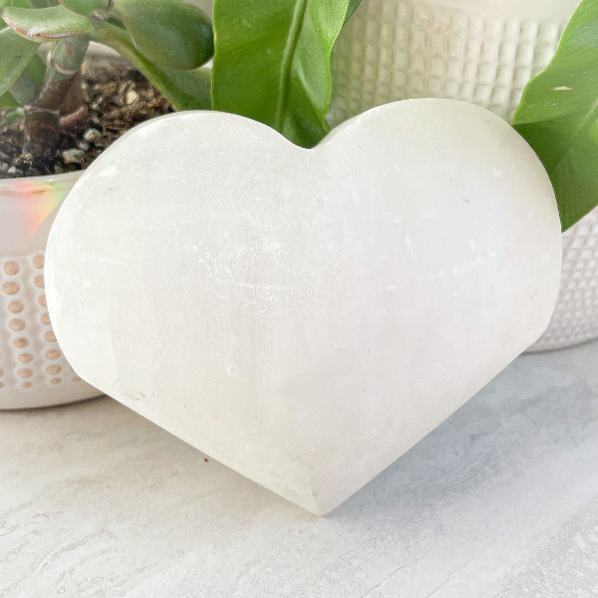 Selenite Heart
