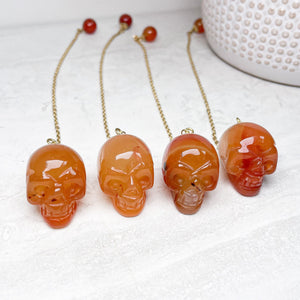 Crystal Skull Pendulums