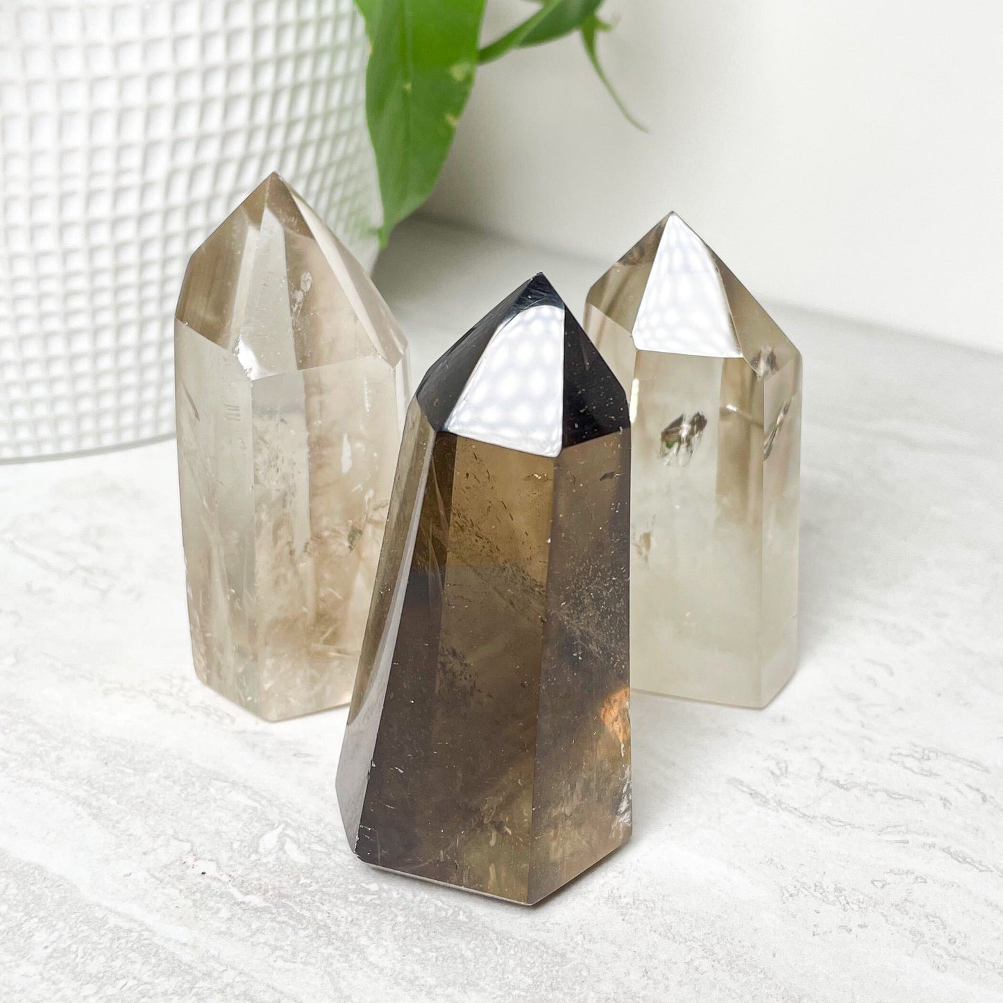 Smoky Quartz Standing Points 2.5"- 2.75"