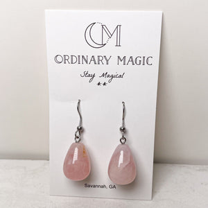 Crystal Teardrop Earrings | Various Stones