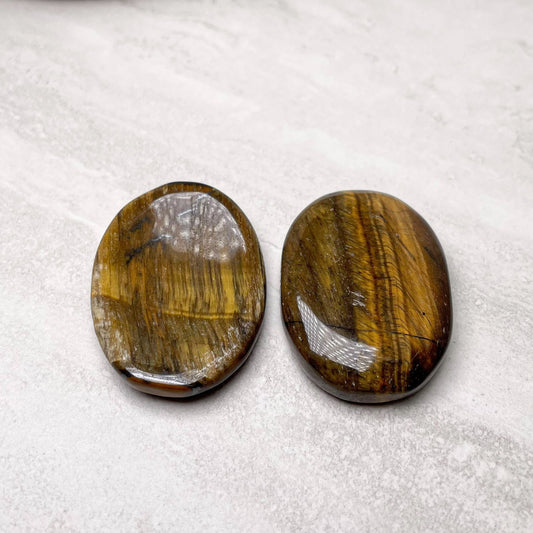 Tigers Eye Worry Stones