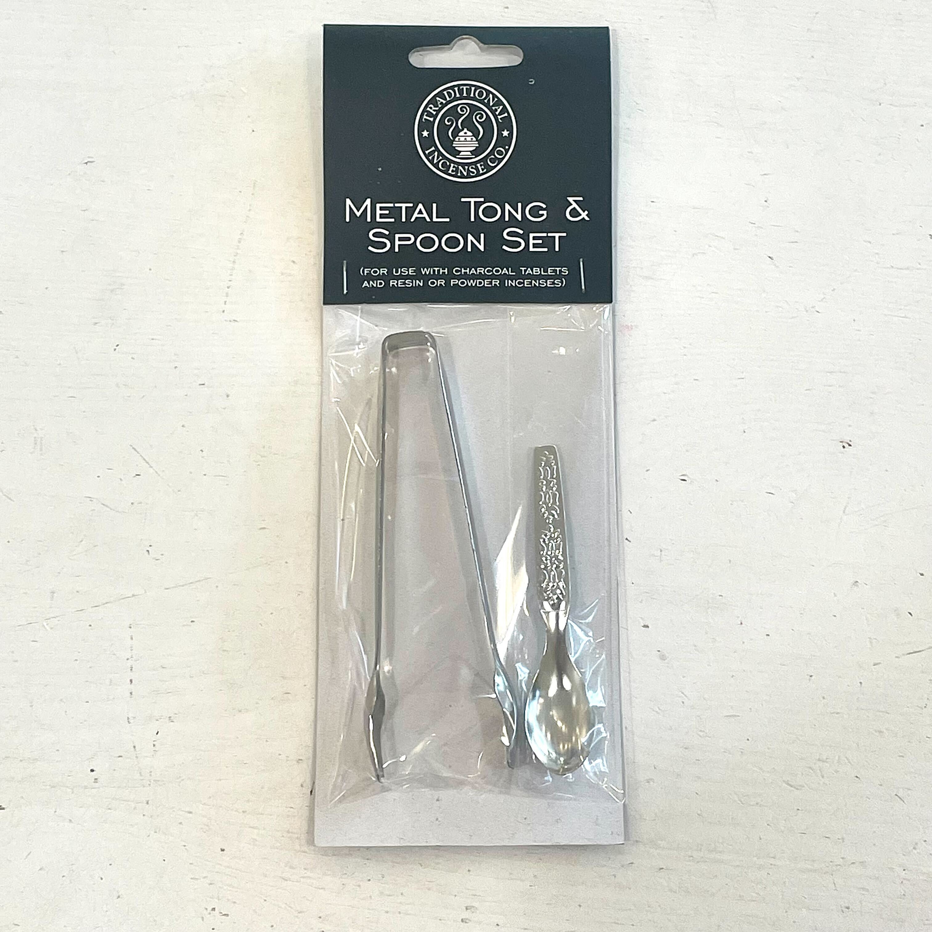 Metal Tong and Spoon Set