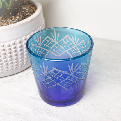 Votive Cups with Succulent | Various Colors