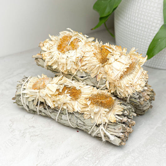 White Sage + Albino Sunflower Cleansing Stick
